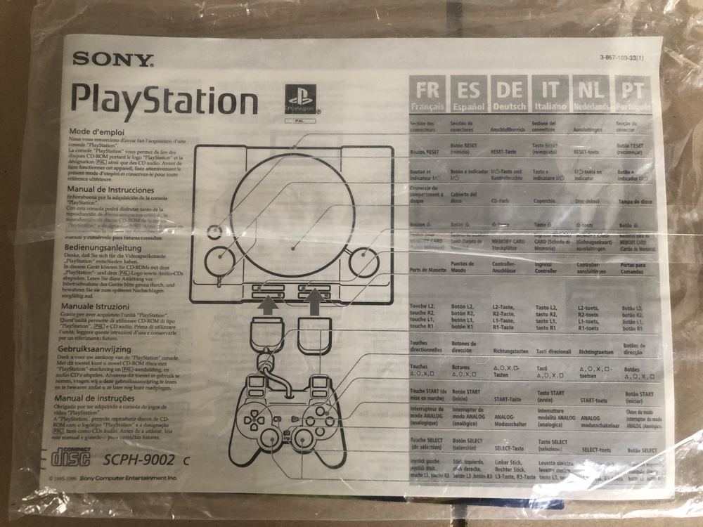 Verkaufe eine neue PlayStation 1 Anleitung
