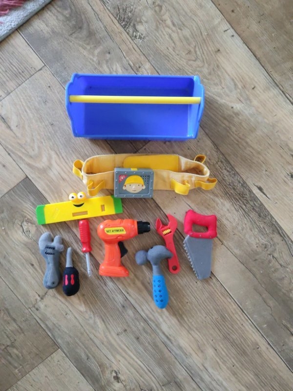 Bob der Baumeister Set Werkzeuge Gürtel Memory Spielzeug Kinder