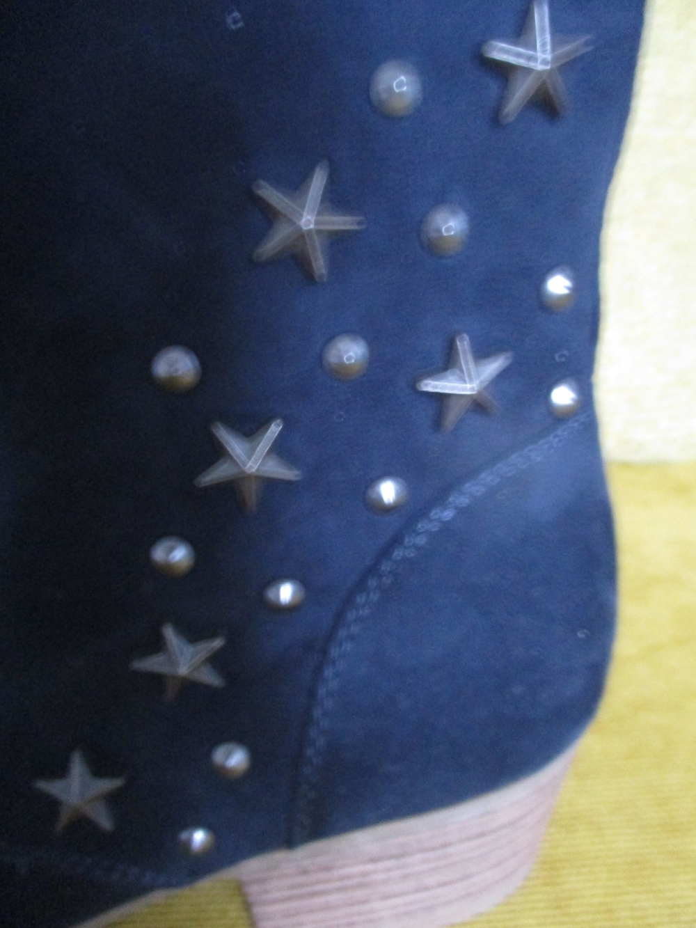 Stiefelette blau mit Nieten - 40 - NEU - Graceland