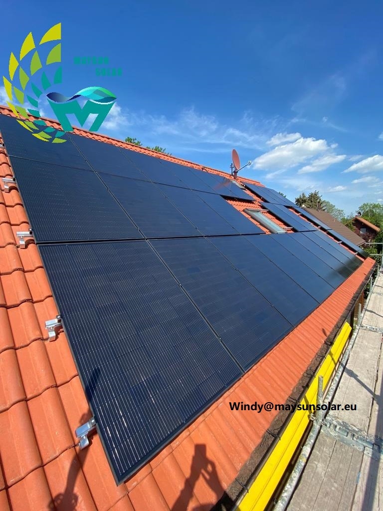 Solarmodule/370W PVModule/PV Paneele/Solarmodul vollschwarz ganz schwarz Maysun Solar Lager Neuss