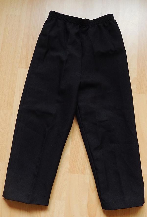 leichte Mädchenhose schwarz Gr. 4T (104) Gummizugbund