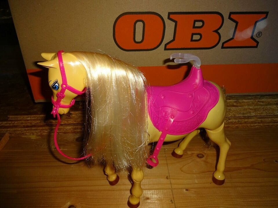 Barbiepferd mit Funktion zu verkaufen