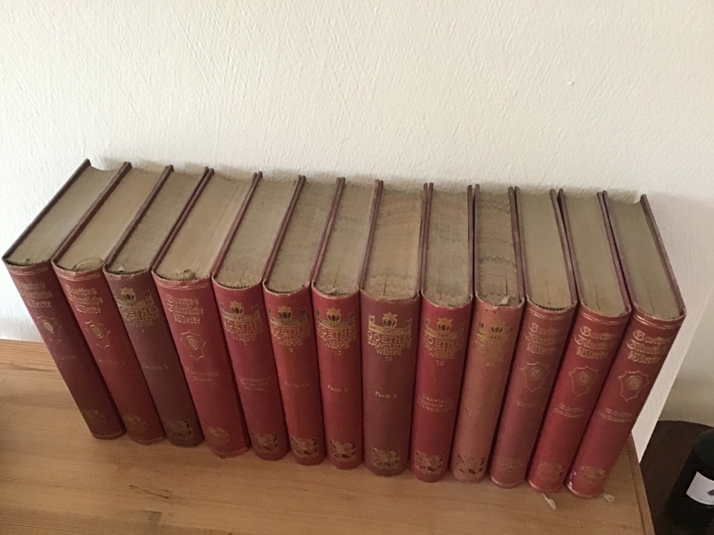 Goethes sämtliche Werke Jubiläumsausgabe 1912