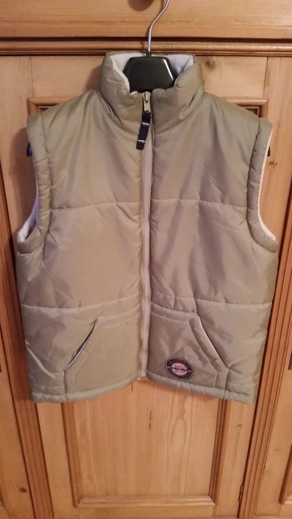 TOP / NEU: dicke mit Fleece gefütterte kuschelige Kinderweste, Winterweste, Weste, Gr. 116
