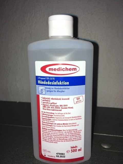 Medichem, 0,5 Literflasche