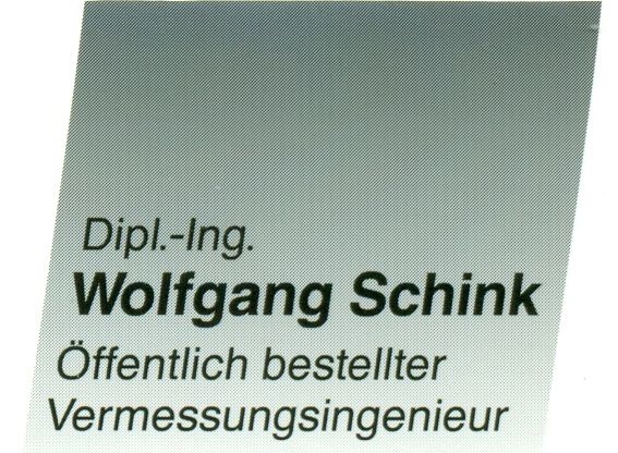 Dipl.-Ing. Wolfgang Schink - Vermessungsbüro aus Schleiden Eifel