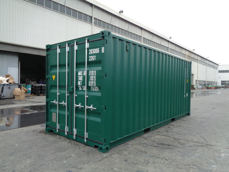 20 Fuß SEECONTAINER MATERIALCONTAINER LAGERCONTAINER NEU GRÜN