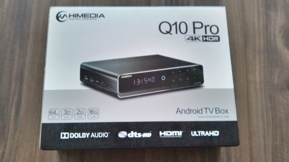 Himedia Q10Pro + 3 TB Festplatte