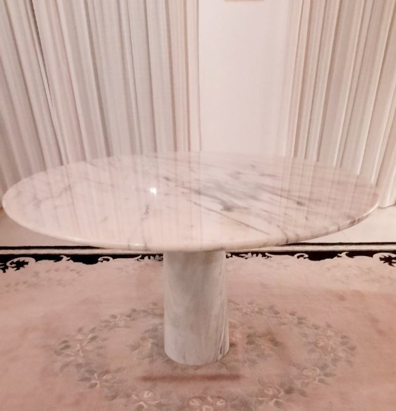 Tisch rund Carraramarmor