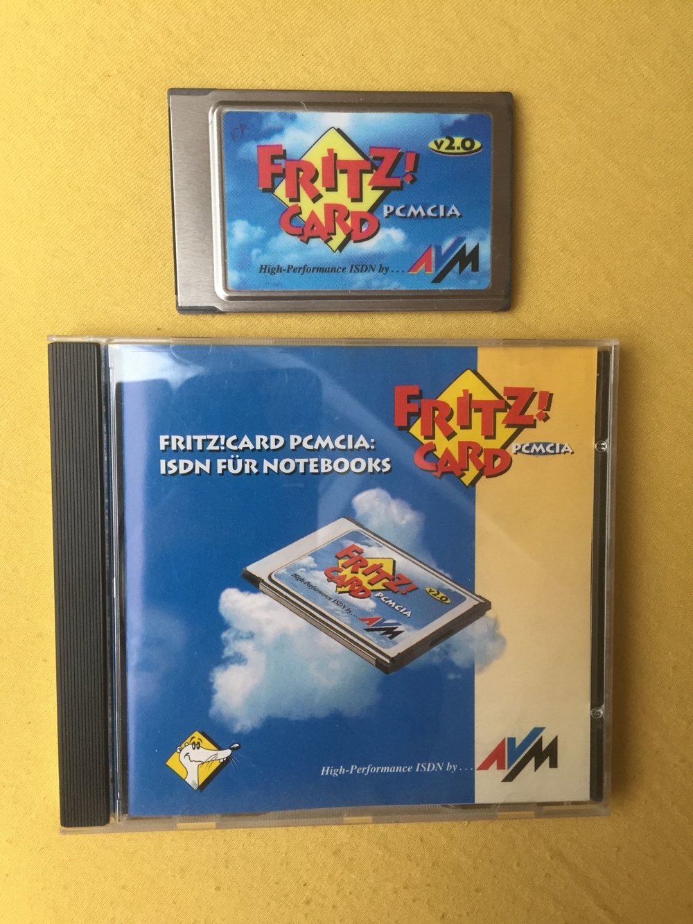 AVM Fritz!Card PCMCIA v2.0 ISDN Karte für Notebook