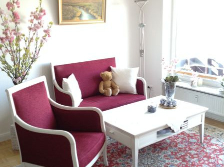 Westerland; 500 M zum Zentrum, 350 M zum Strand: 3 Zimmer, Wohnfläche ca. 65 qm,Ferienvermietung erl