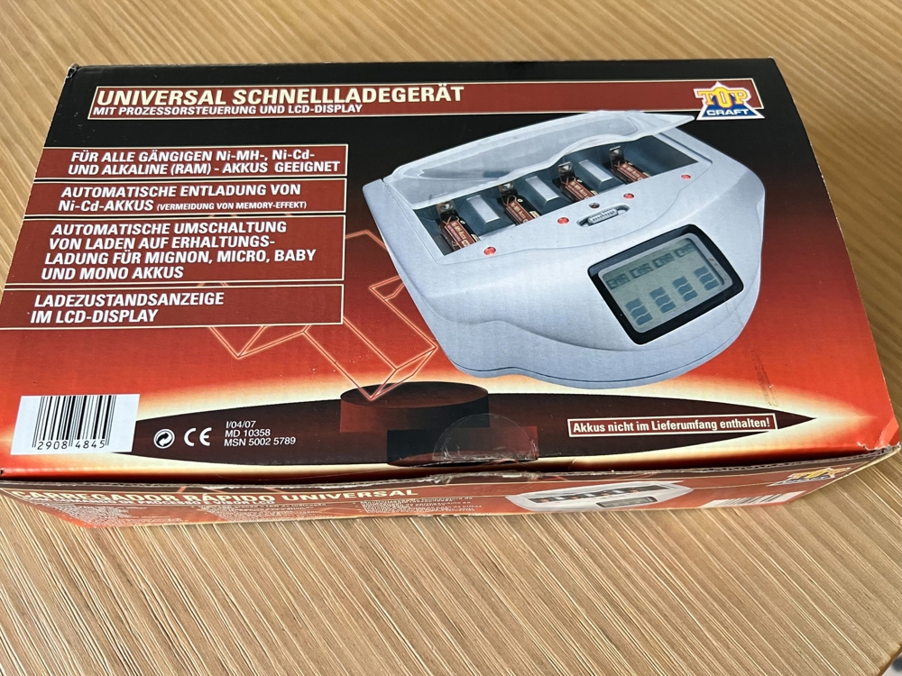 Ladegerät für Akkubatterien