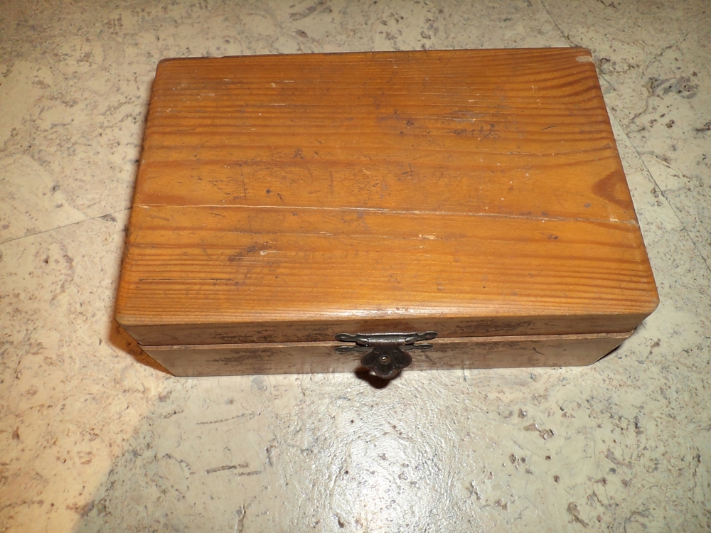 Antikes, sehr altes Kästchen, Schmuckkästchen, Schatulle, Box, Holz, ca. 100 Jahre alt, 1a Zustand