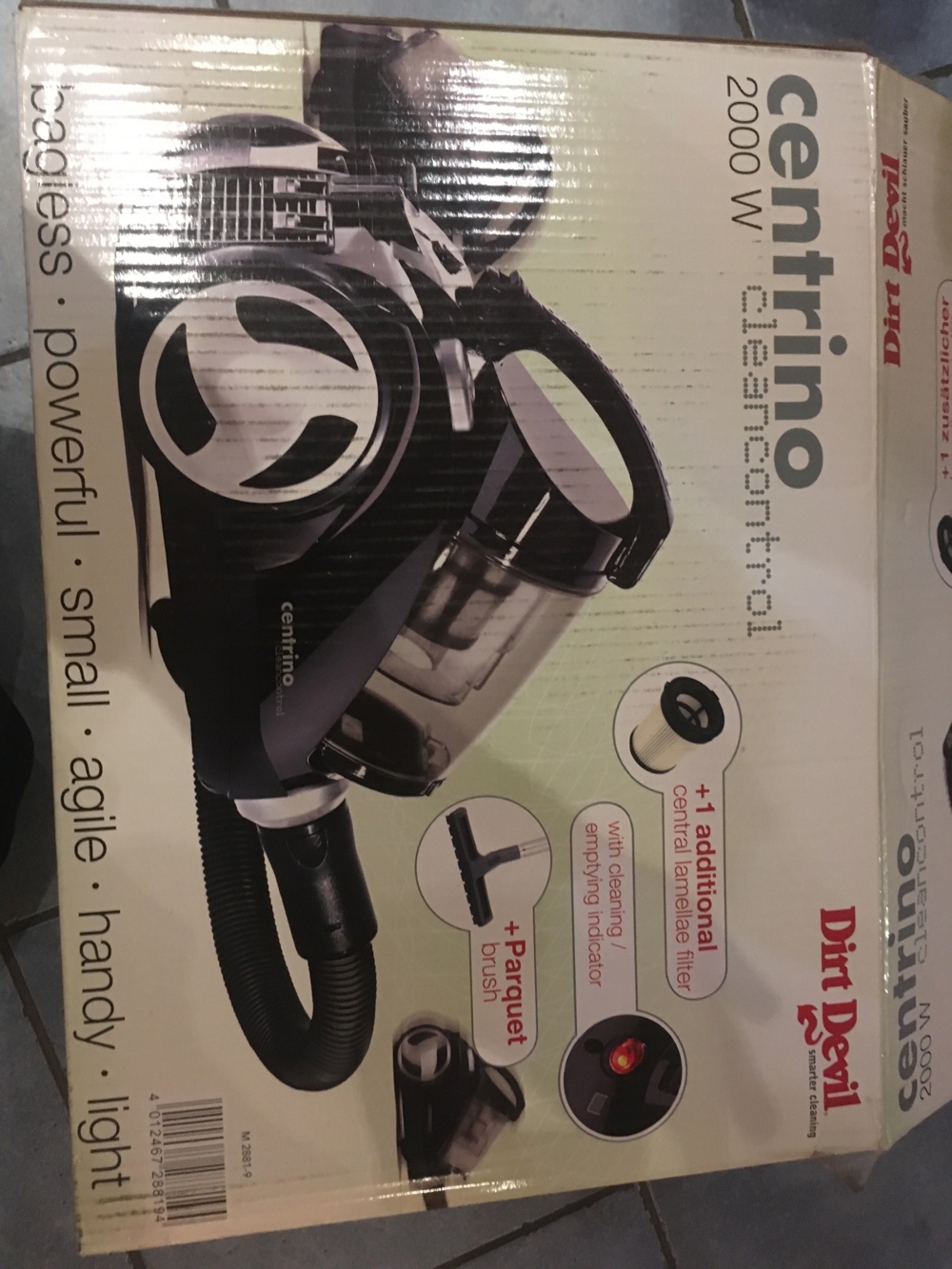 Fugendüse, Bürste und Halterung für DIRT DEVIL Staubsauger, z.B. Centrino, NEU