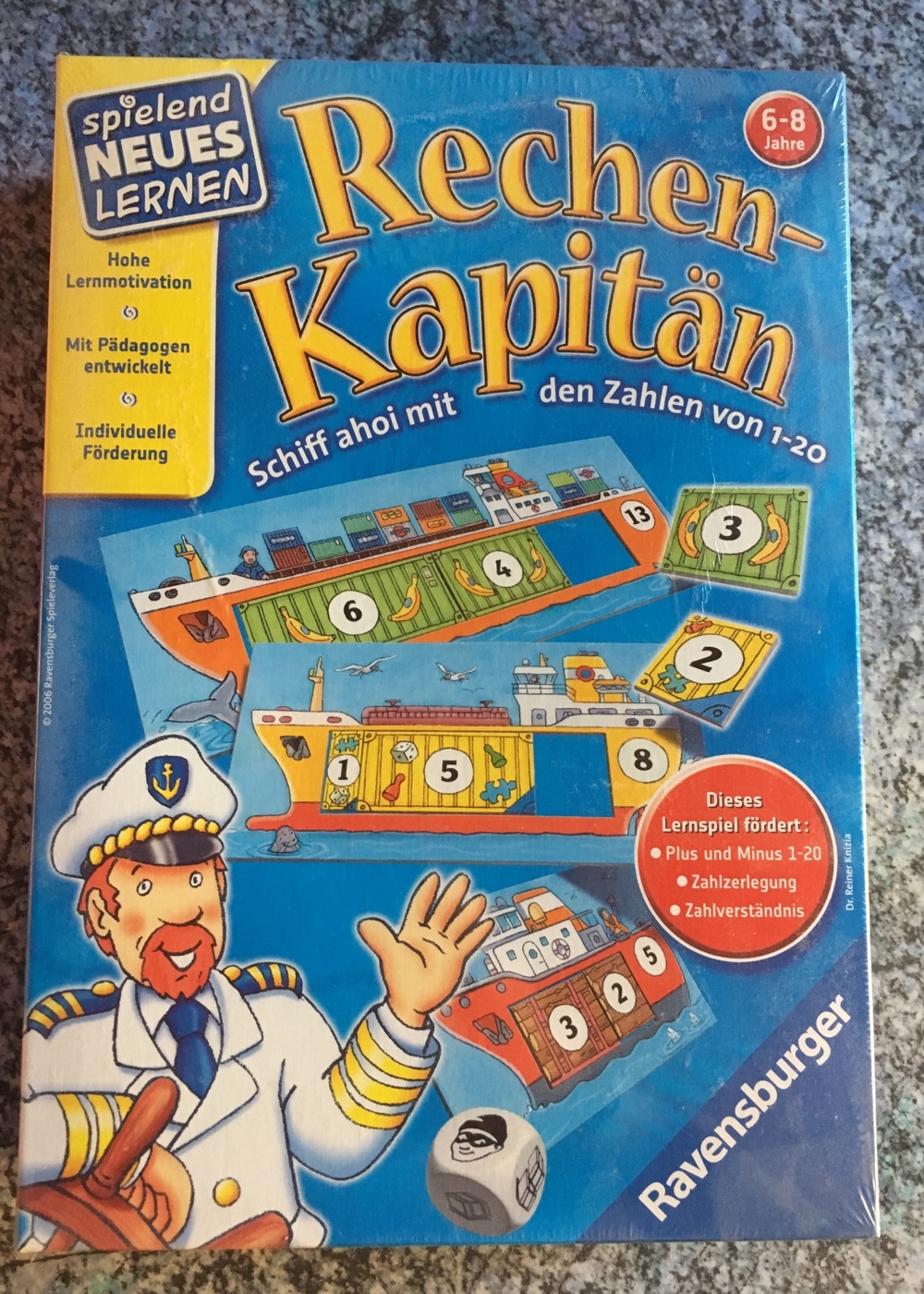 Ravensburger Spielend Neues Lernen Rechen-Kapitän , neu & OVP versiegelt,