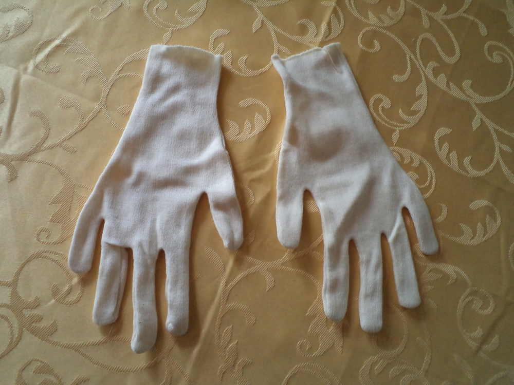 16 Stück weiße weiche Arbeits Baumwoll Handschuhe Servier Handschuhe Münzschmuck, NEU, UNBENUTZT