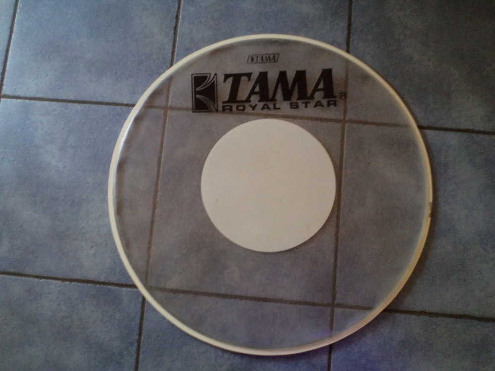 1x Original TAMA Resonanz Fell ROYAL STAR für Bassdrum, 22", gebraucht, RETRO, sehr rar,Sammlerstück