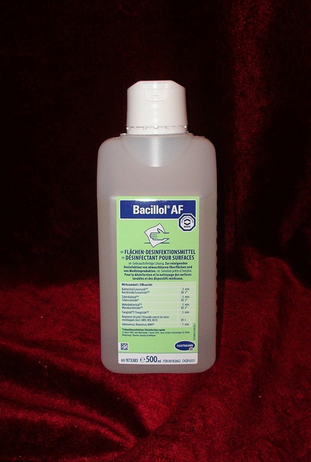 500 ml Flächen-Desinfektionsmittel Bode Bacillol® AF, neu