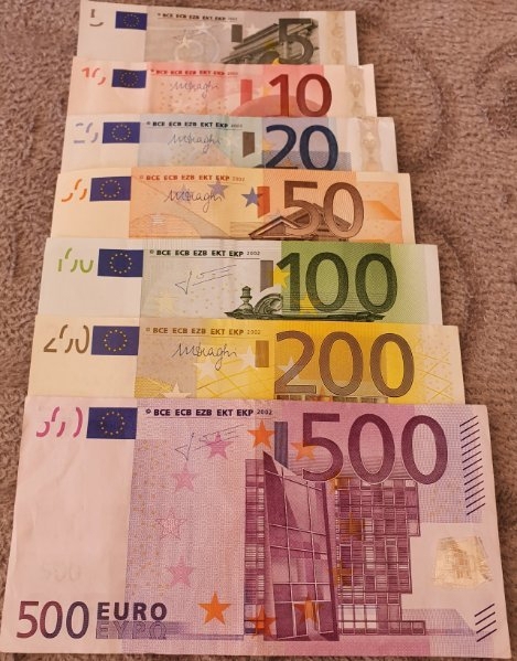 Euro Sammlungsauflösung