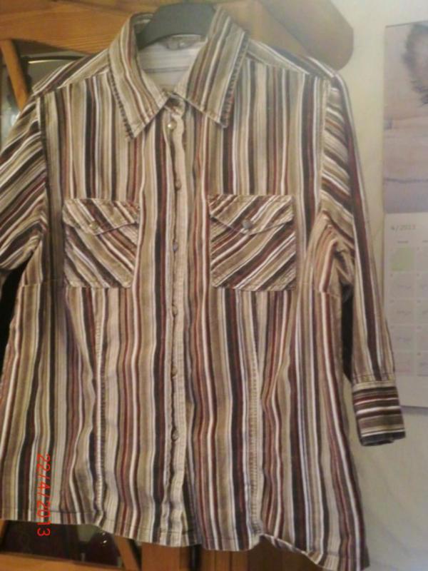 Damen-Feincord-Bluse, Gr. 42/44, von CASA BLANCA,