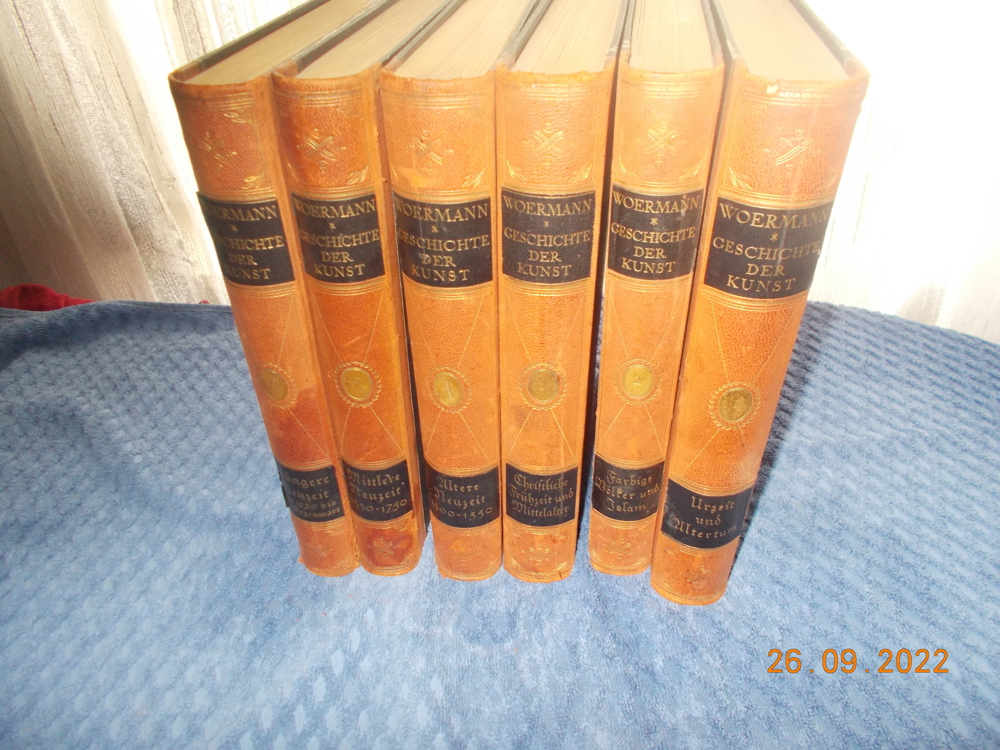 - Karl Woermann - Geschichte der Kunst in 6 Bänden-von 1922