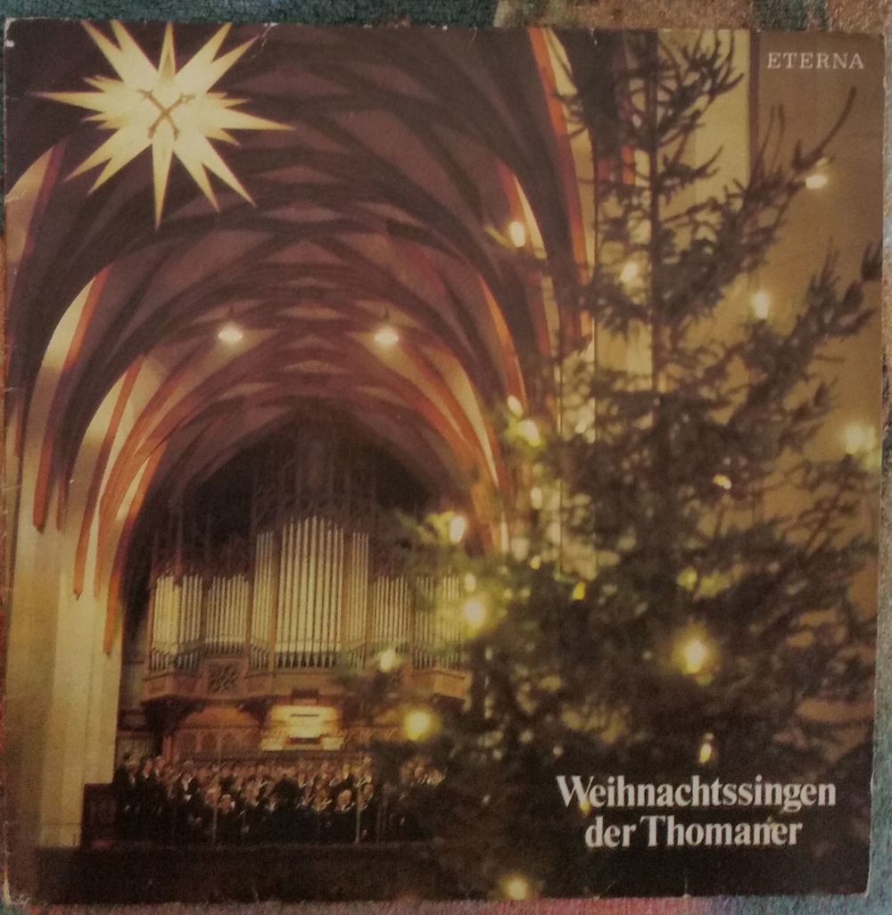 DDR LP "Weihnachtssingen der Thomaner"