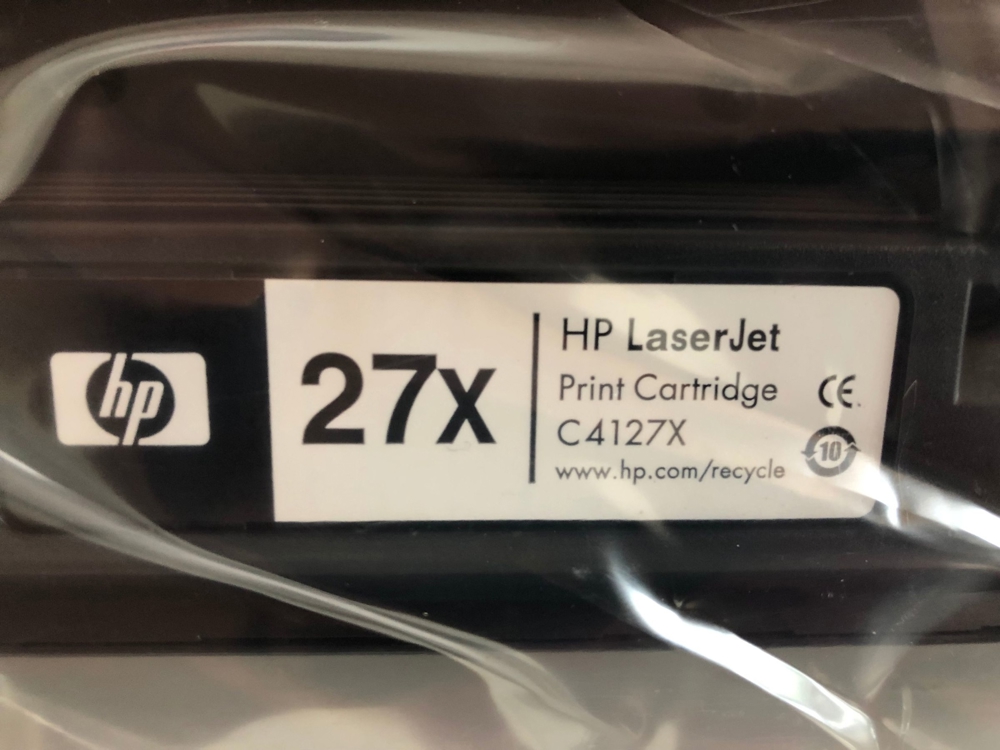 hp Laserjet Print Cartridge C4127x-nvp Toner, noch eingeschweißt, unbenutzt