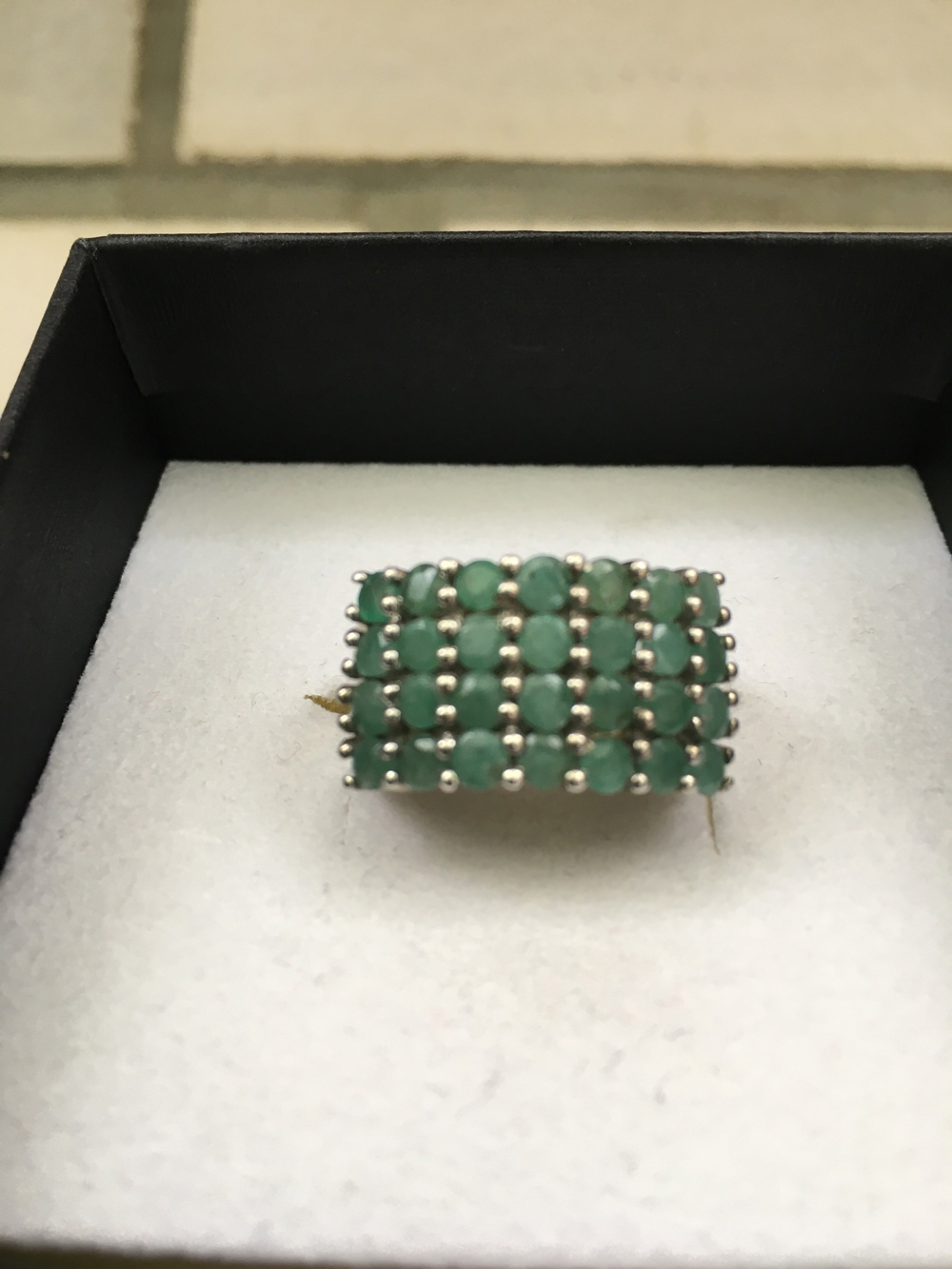 NEU! Wunderschöner Smaragd Ring (Sambia), Gr.18