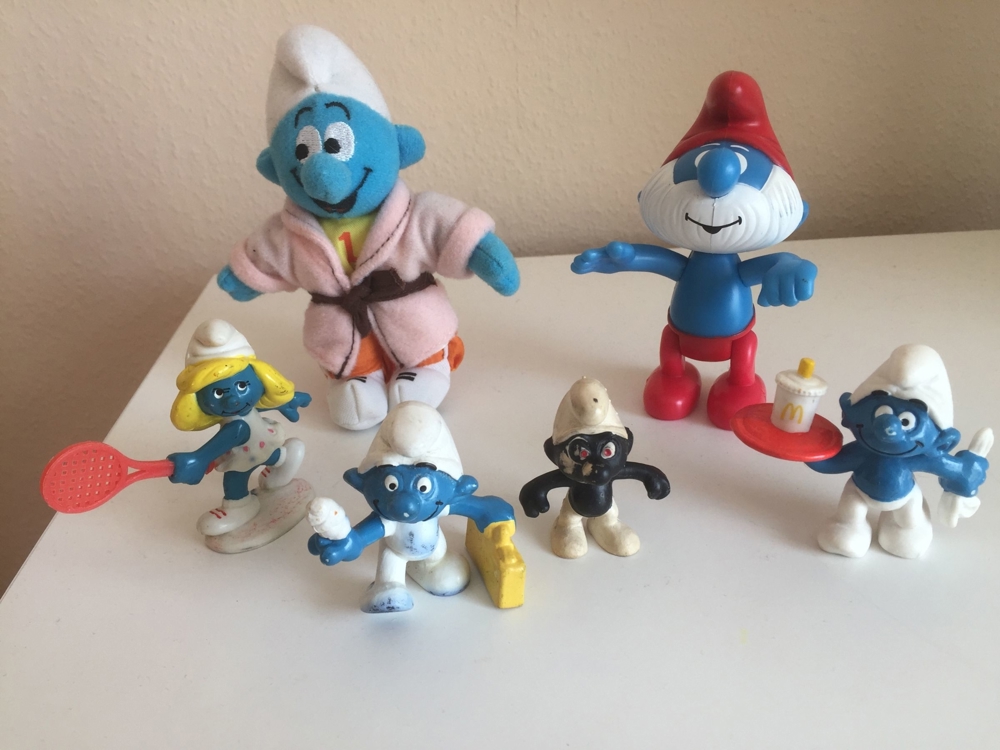Schlumpf -Sammelfiguren-