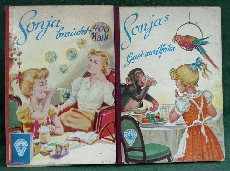 2 alte Mädchenbücher aus der Sonja-Reihe / 50er Jahre