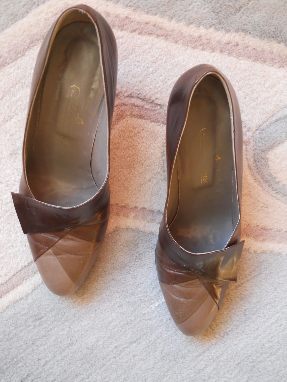 elegante braune Pumps Gr. 39