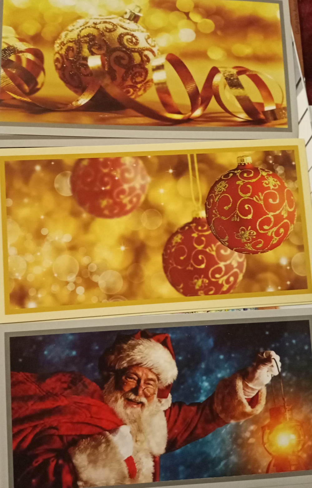 bunte Weihnachtskarten