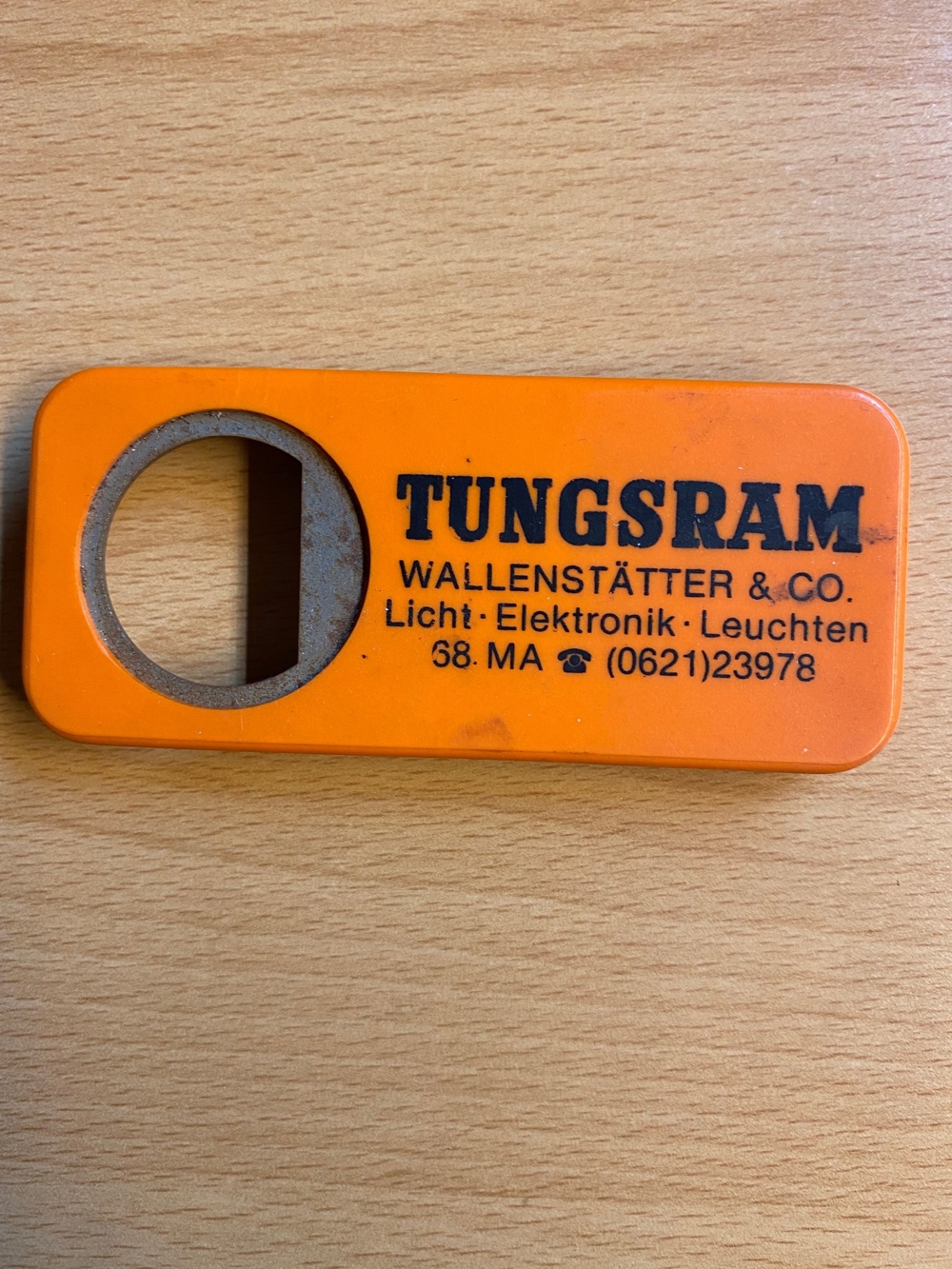 Flaschenöffner Tungsram   Wallenstädter Retro, Rarität