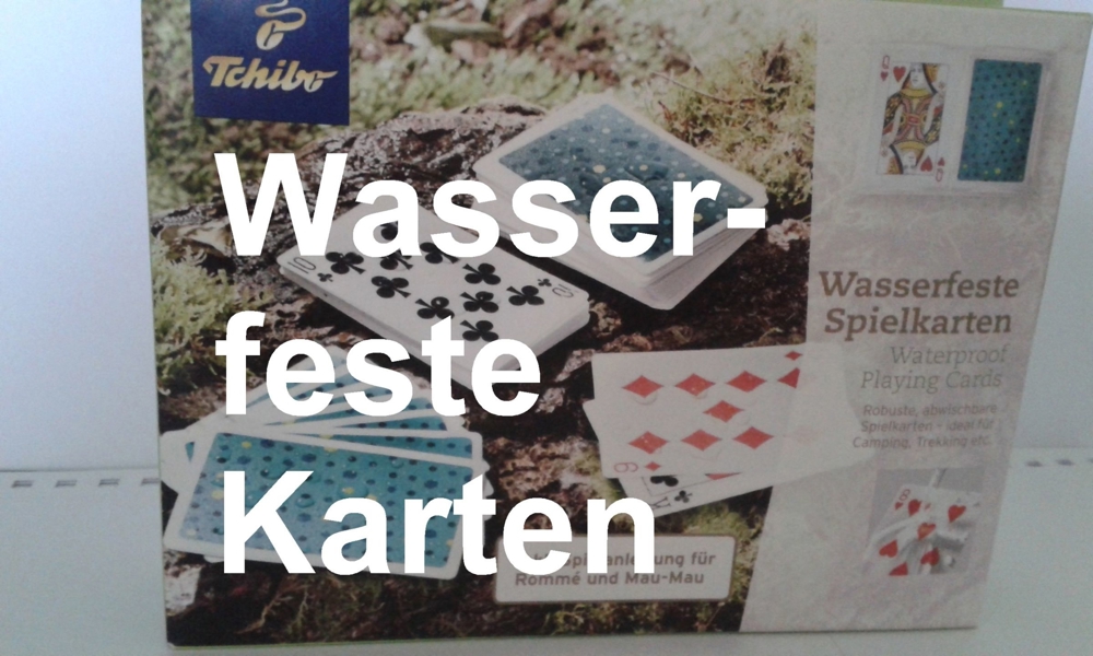 Neu! Neu! Neu! Wasserfeste SPIELKARTEN, Tchibo