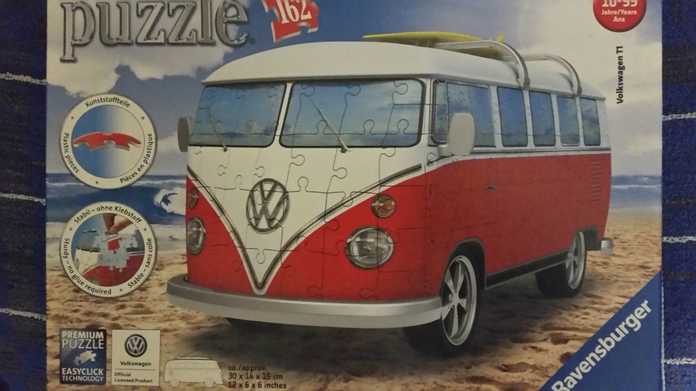 3D Puzzle Volkswagen T1 Surfer Edition, Ravensburger
