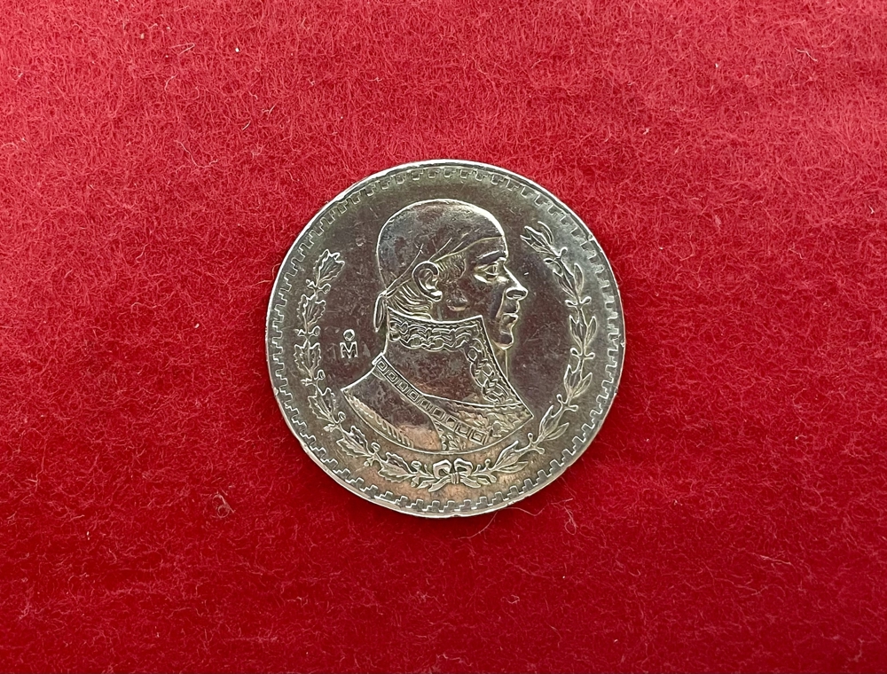 Mexiko 1 Peso Silber 1964 José María Morelos Pavón