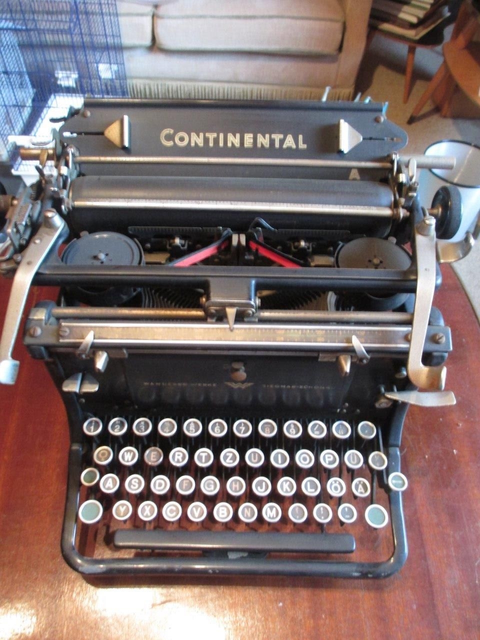 Schreibmaschine WANDERER Continental zu verkaufen