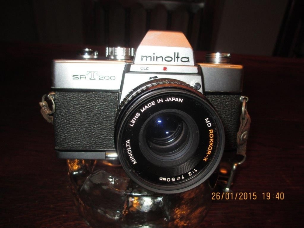 Spiegelreflexkamera MINOLTA SRT 200 zu verkaufen