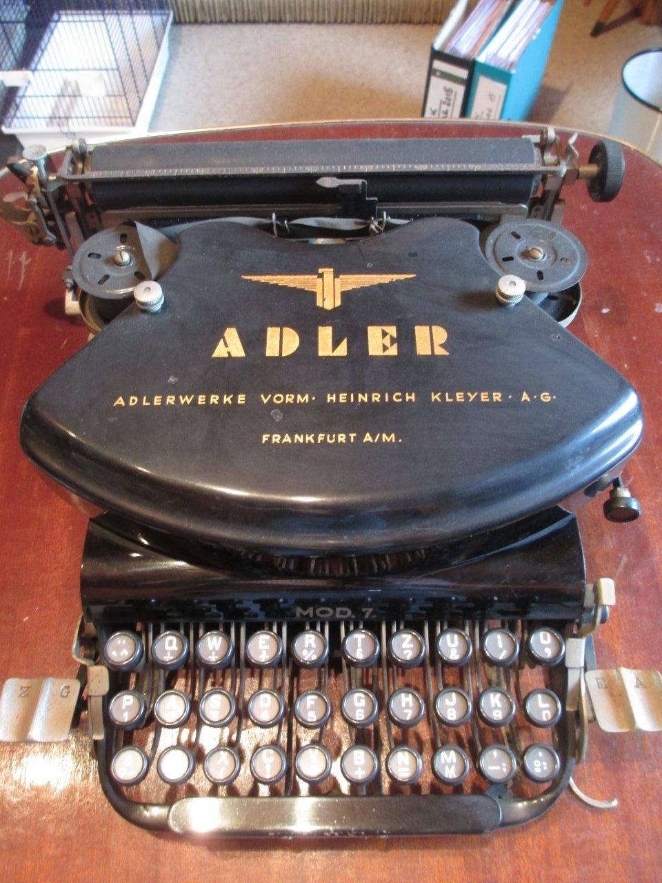 Schreibmaschine ADLER Modell No.7 zu verkaufen