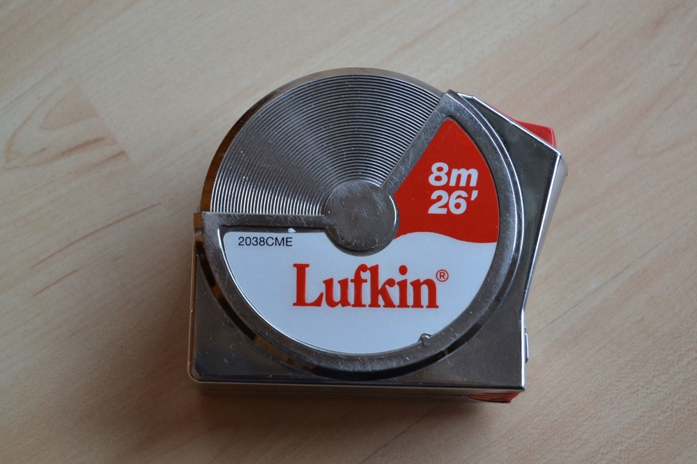 Verkaufe Lufkin Maßband 8 Meter, schlagfestes verchromtes Gehäuse
