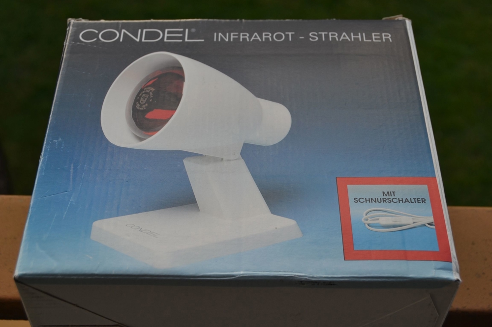 Verkaufe CONDEL Infrarot-Strahler mit Philips Infrarot-Lampe