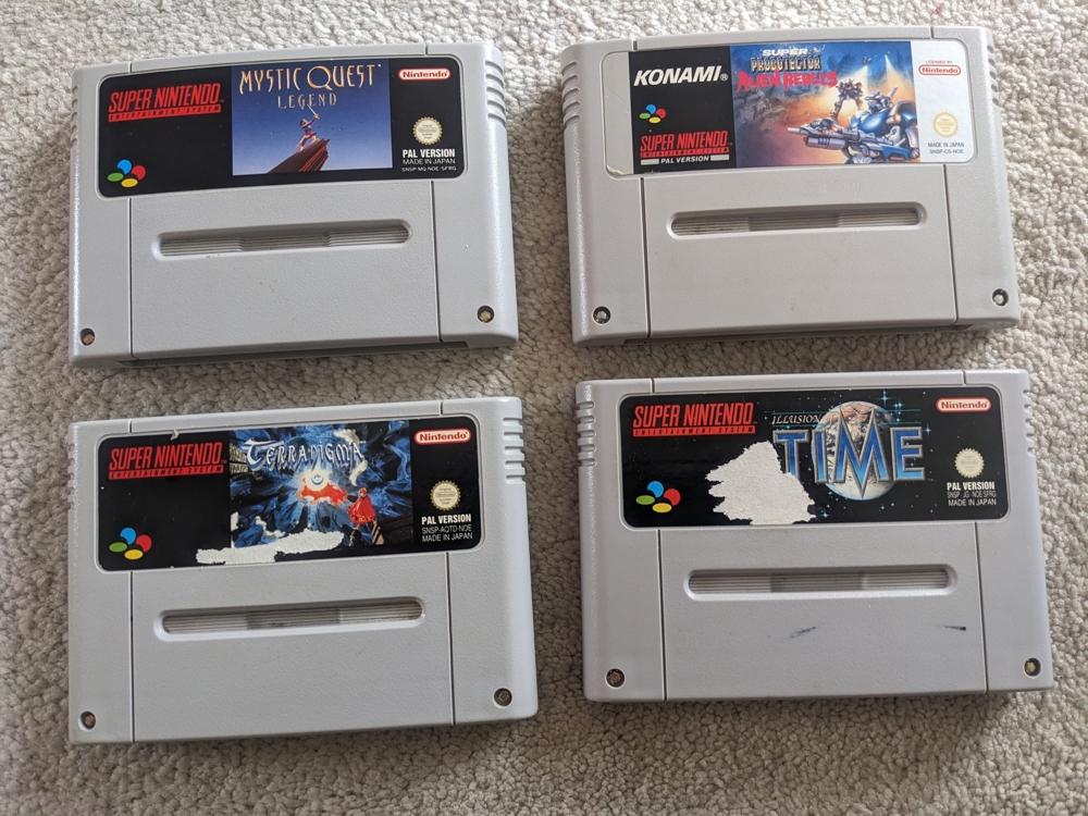 Verkaufe Spiele für Super Nintendo Entertainment System (SNES)