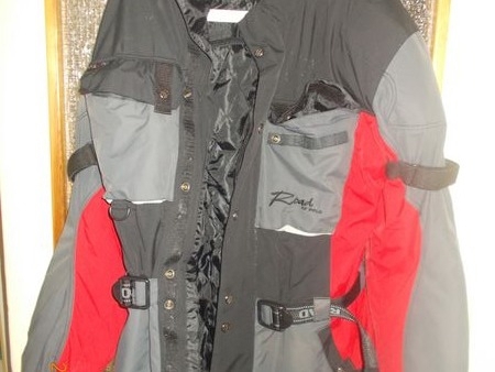 Motorradjacke von Road by Polo, schwarz/rot Gr. L Unisex