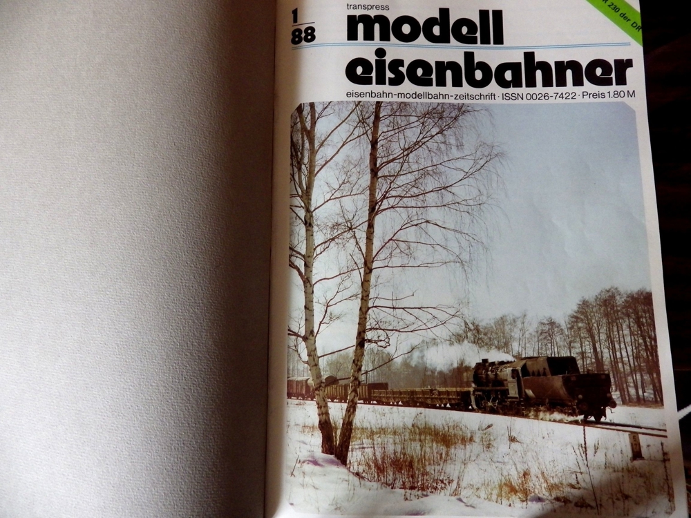 "Modelleisenbahner"-Zeitschriften, 6 Jahre neu gebunden!