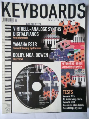 KEYBOARDS Musikzeitschrift Jahrgang 1990 - 2002 komplett