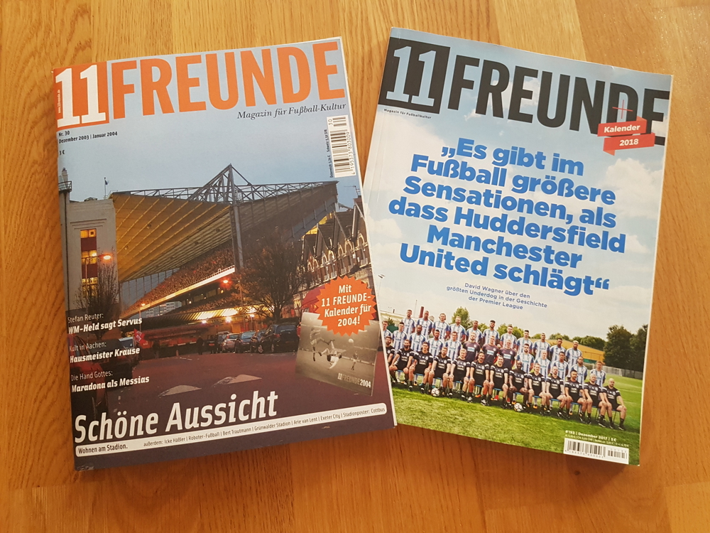 11 Freunde Magazin für Fußballkultur. Sammlung 163 Ausgaben (Nr. 30 bis 193)