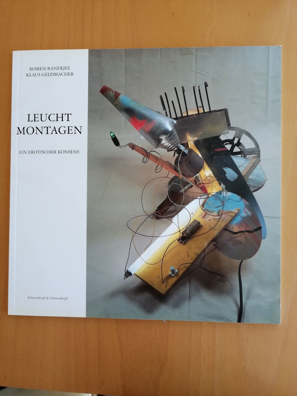 Moderne Kunst aus 1995 -Leuchtmontagen - Ein erotischer Konsens - nicht nur für angehende Künstler