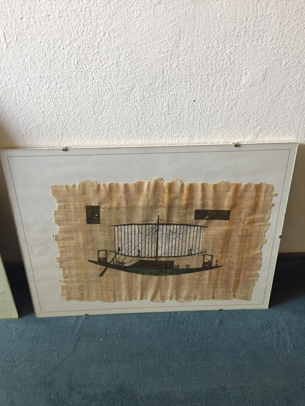 Ägypten Papyrus Bilder und ein Druck