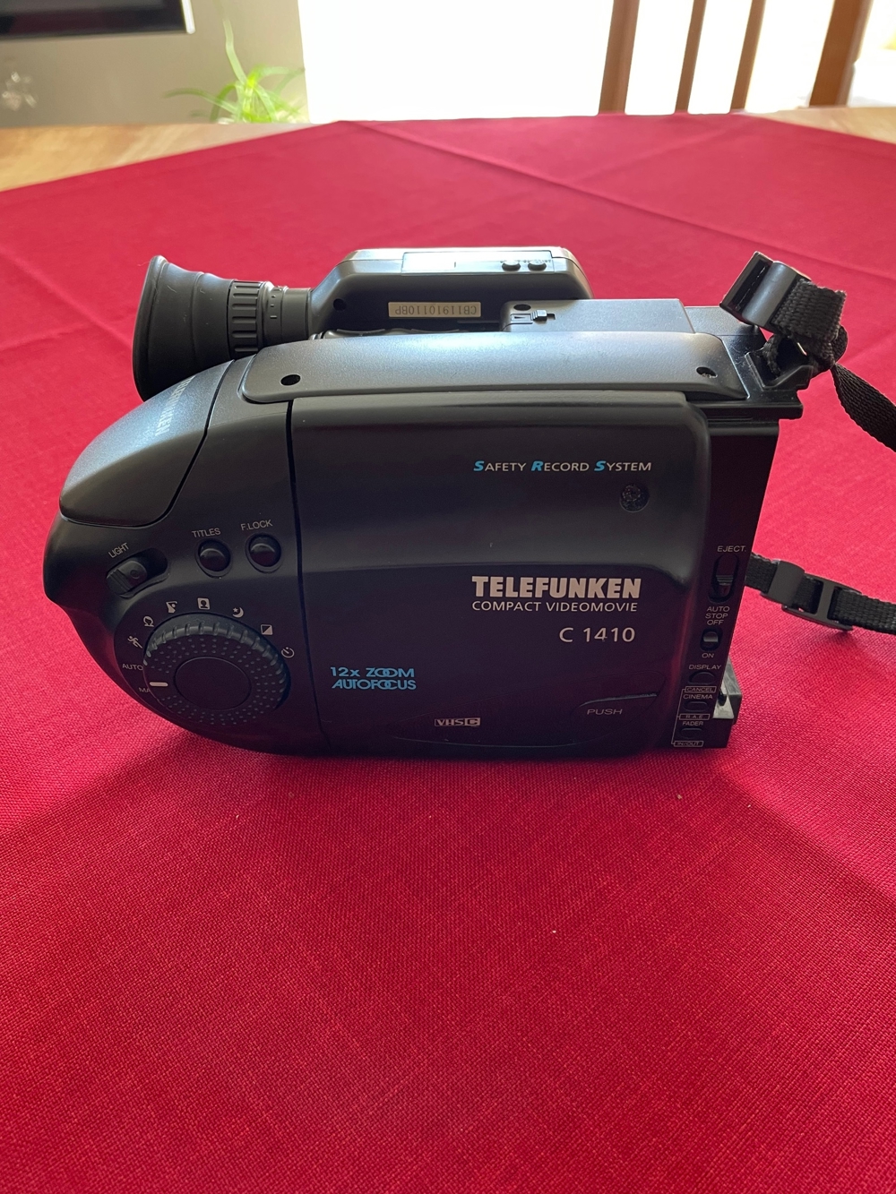 Telefunken C1410 Camerarecorder mit Anleitung