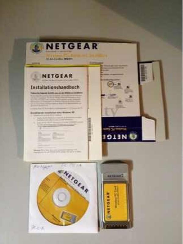 Net Gear PCMCIA mit CD